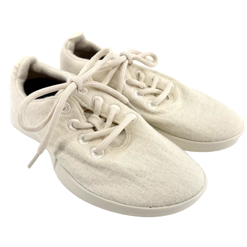 Allbirds Wool Runners Natural White Womens Size 6 UK 4 Casual Walking Shoes NWOB